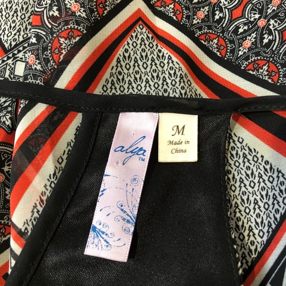 Alya Multicolored Print Halter Mini Dress - Picture 8 of 8